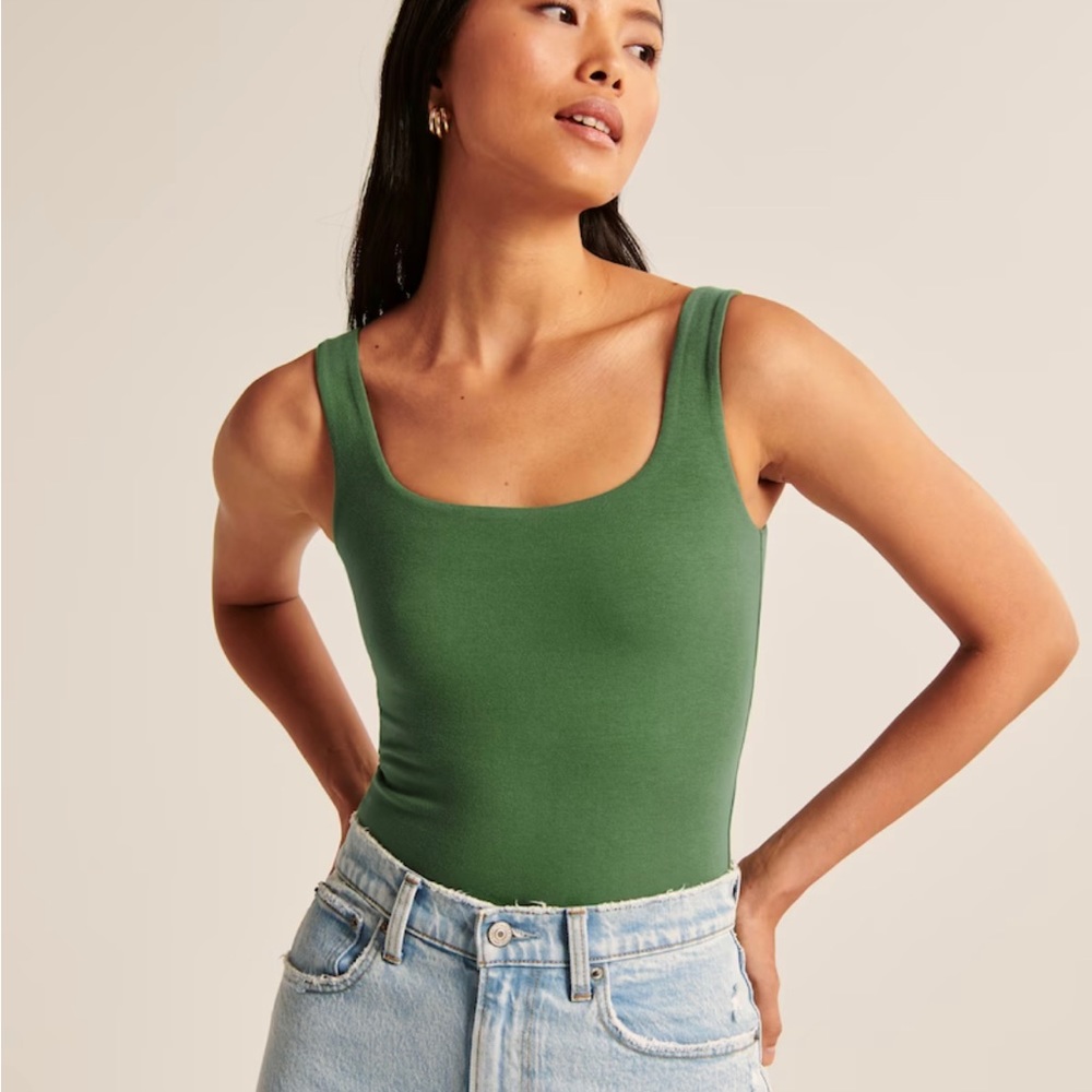 Abercrombie AF Cotton Seamless Tank Bodysuit - Like New